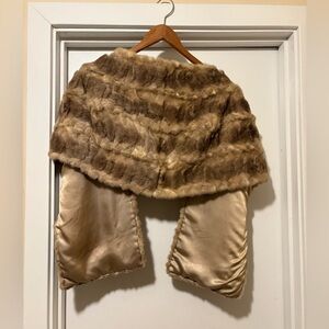 Vintage Blonde Mink Stole Shawl